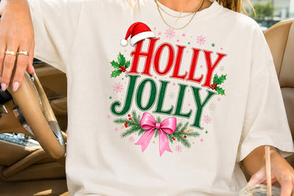 Holly Jolly Christmas PNG Front and Back