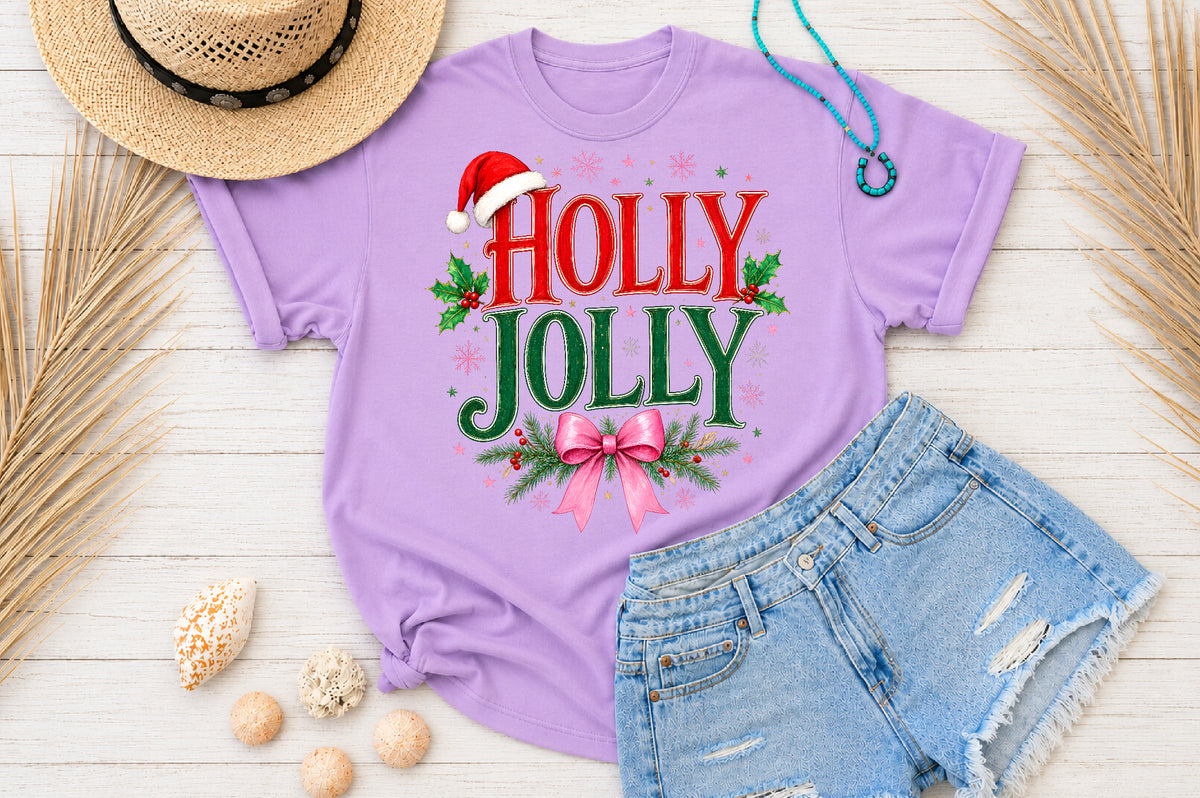 Holly Jolly Christmas PNG Front and Back