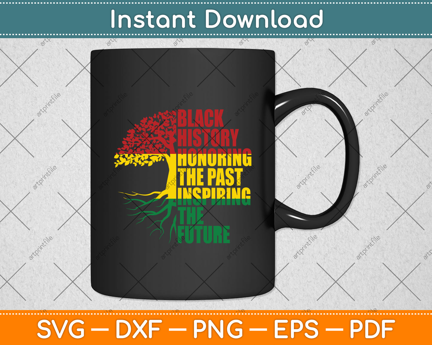 Honoring The Past Inspiring The Future Black History Month Svg Digital Cutting File