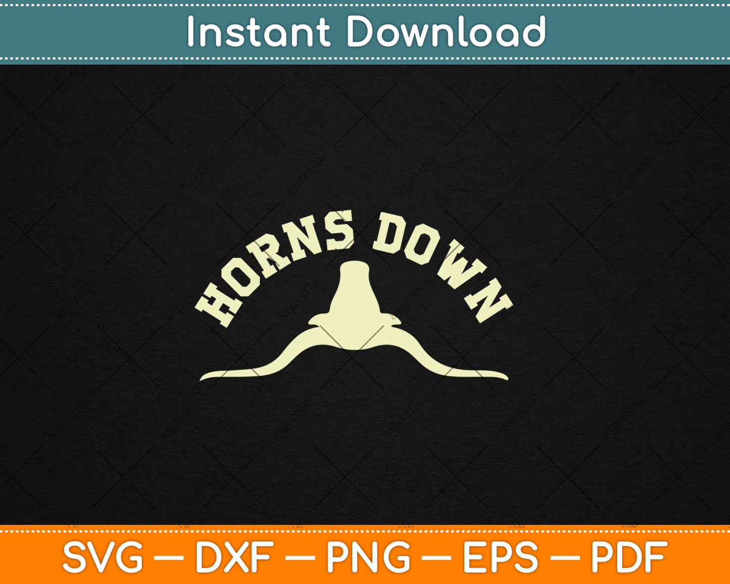 Horns Down Gift Horns Down Texas Tuck Fexas Svg Design Digital Cutting File
