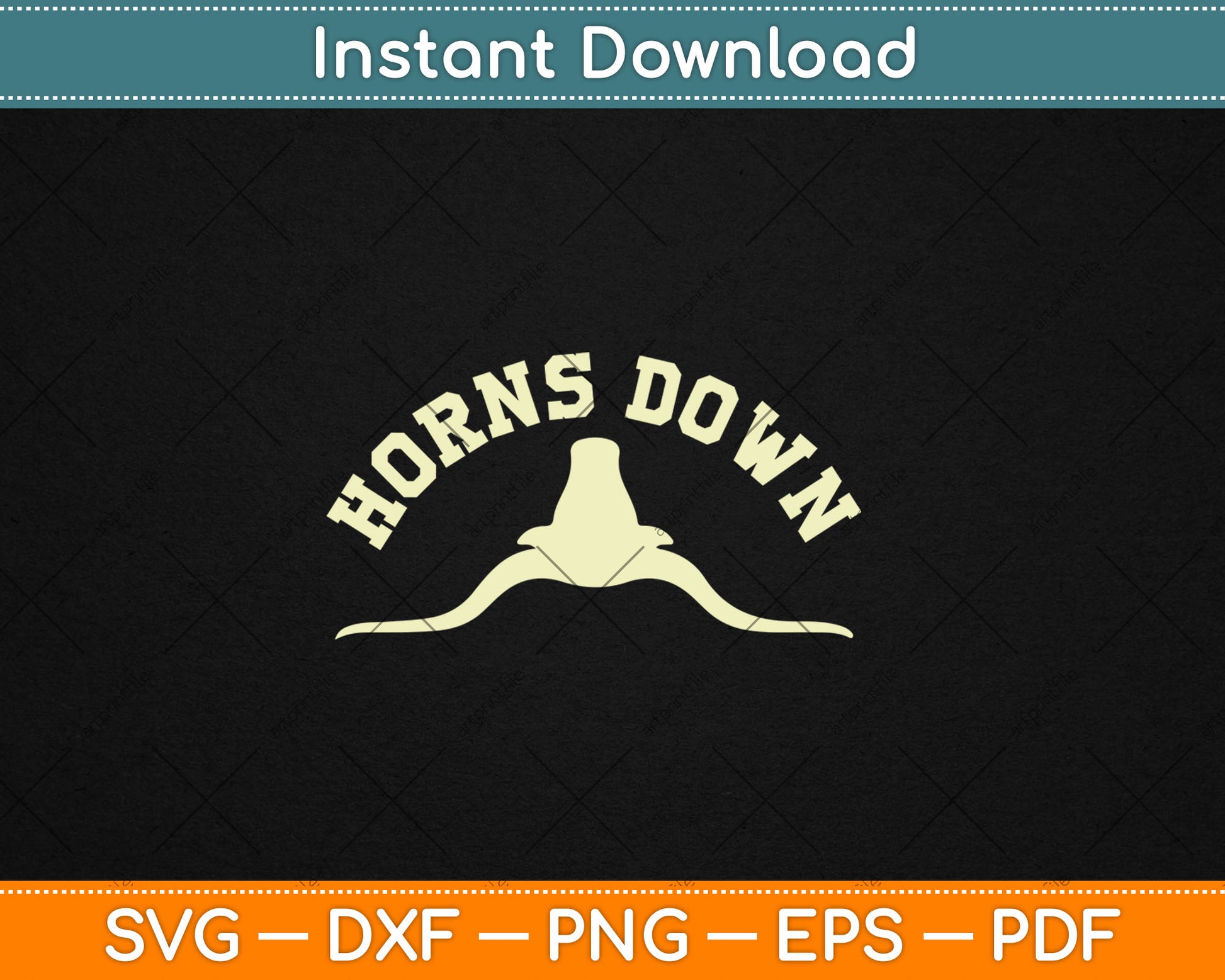 Horns Down Gift Horns Down Texas Tuck Fexas Svg Design Digital Cutting File