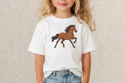 Horse Embroidery Design – Beautiful Horse Machine Embroidery Pattern, Equestrian & Farm Animal Embroidery Design