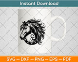 Horse Head Svg Design Digital Cutting File