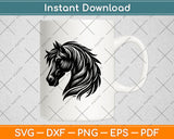 Horse Head Svg Png Dxf Digital Cutting File