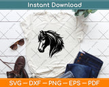 Horse Head Vector Svg Design Digital Cutting File