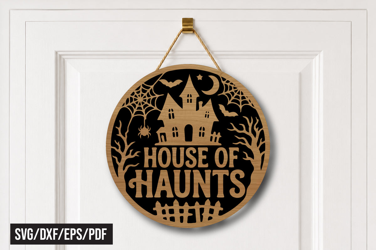 House of Haunts Halloween SVG