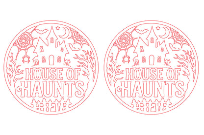 House of Haunts Halloween SVG