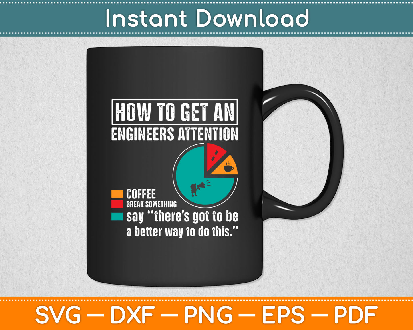 How To Get An Engineer Attention Coffee Break Something Svg Digital Cutting File