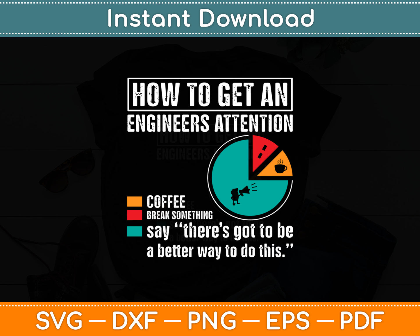 How To Get An Engineer Attention Coffee Break Something Svg Digital Cutting File