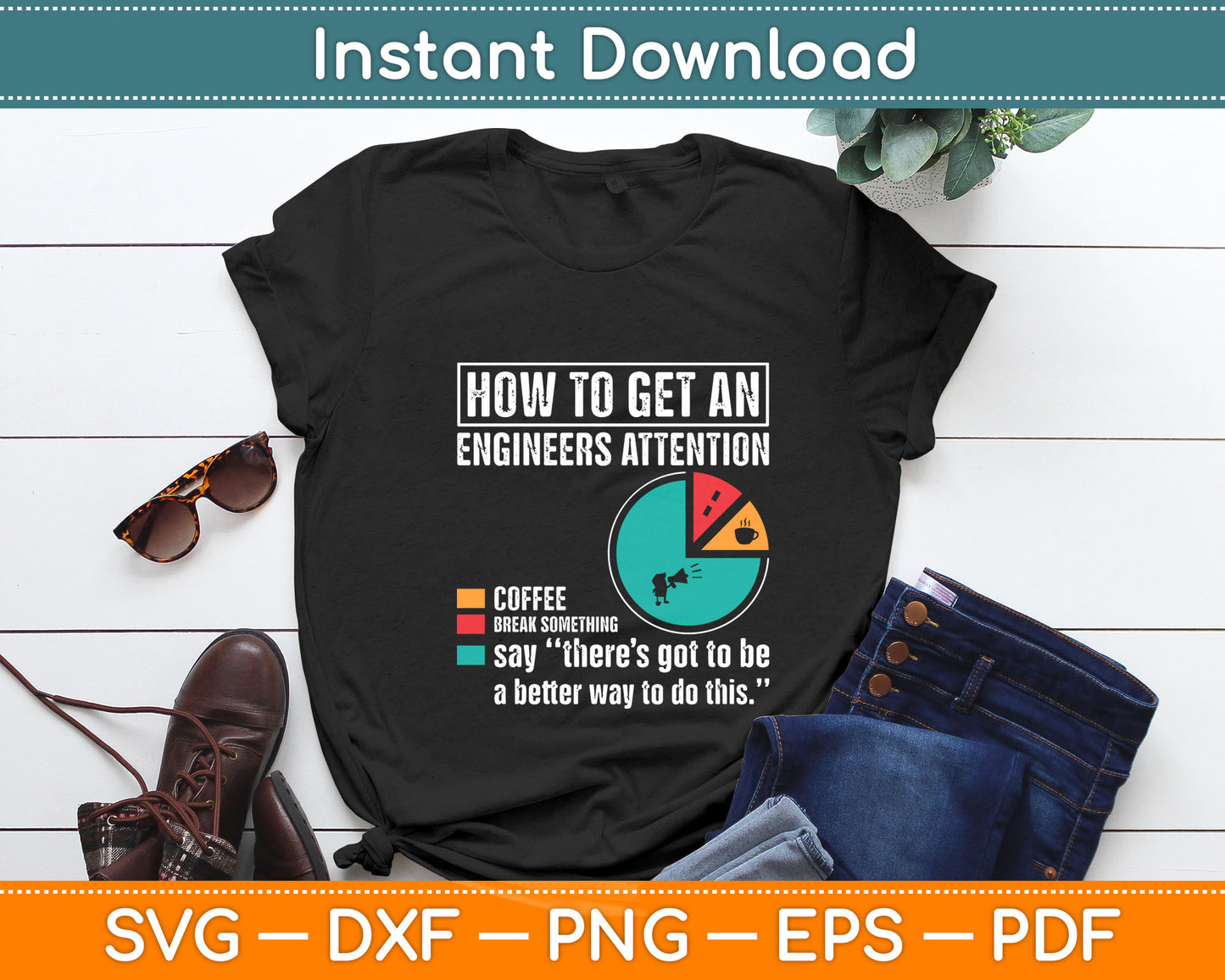 How To Get An Engineer Attention Coffee Break Something Svg Digital Cutting File