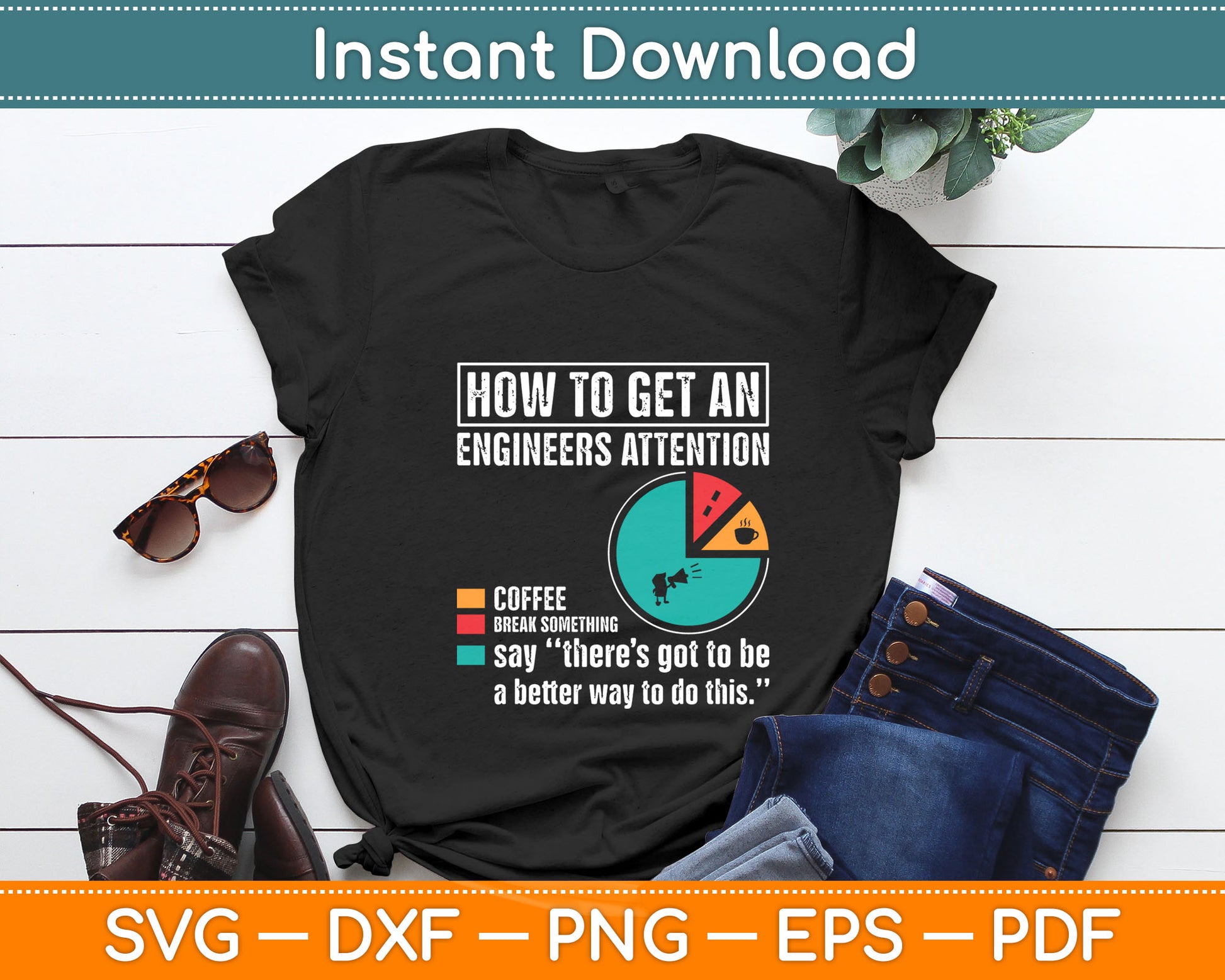 How To Get An Engineer Attention Coffee Break Something Svg Digital Cutting File