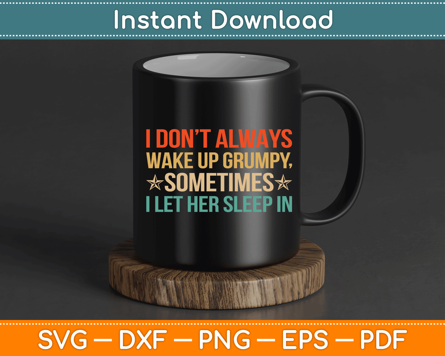 Humorous husband SVG design for custom apparel, mugs, and novelty gifts