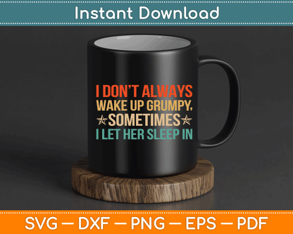 Humorous husband SVG design for custom apparel, mugs, and novelty gifts
