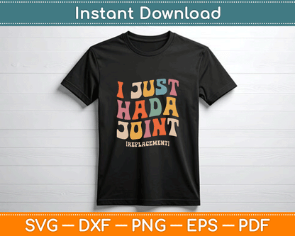 Hip replacement recovery SVG digital download for Cricut and Silhouette craft projects