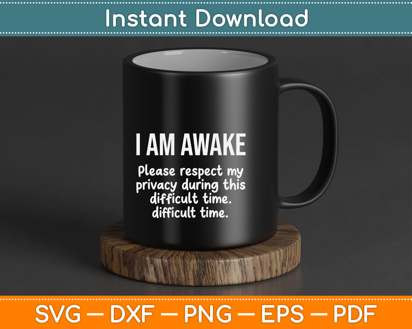 Ironic humor SVG digital download for introverts and sarcastic personality lovers
