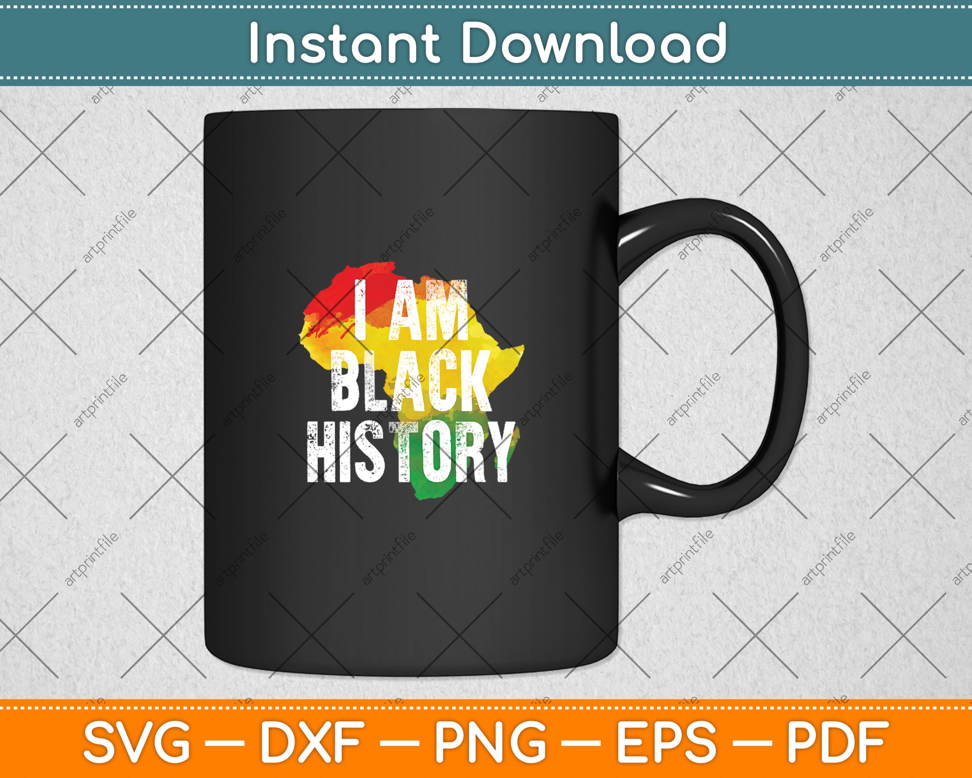 I Am Black History Black Pride African American Month Svg Digital Cutting File