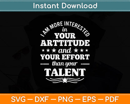 I Am More Interested In Your Arttitude Funny Svg Digital Cutting File