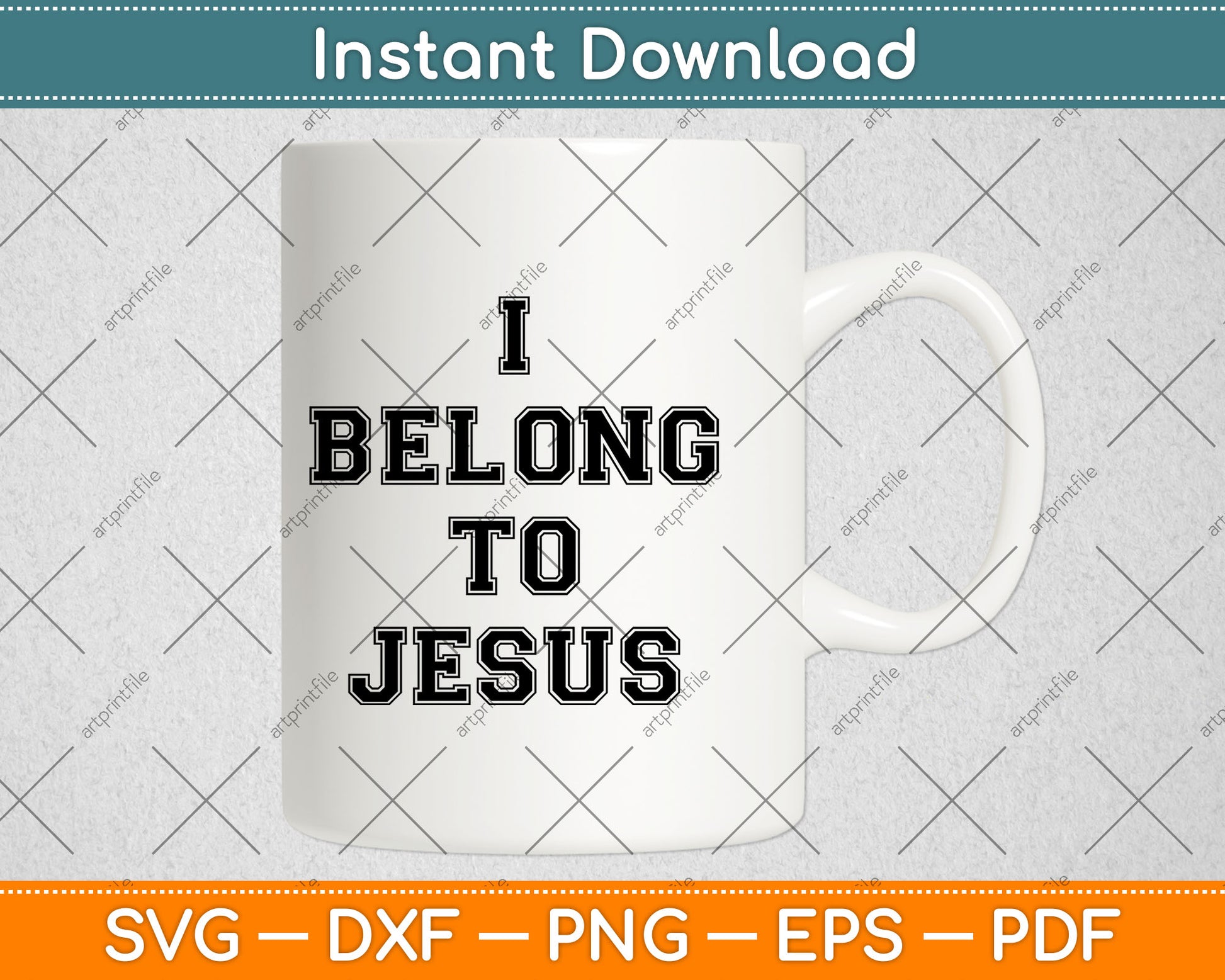 I Belong To Jesus Christian Gym Svg Digital Cutting File