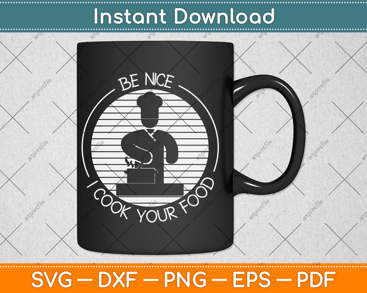 I Cook Your Food Fathers Day Funny Svg Digital Cutting File