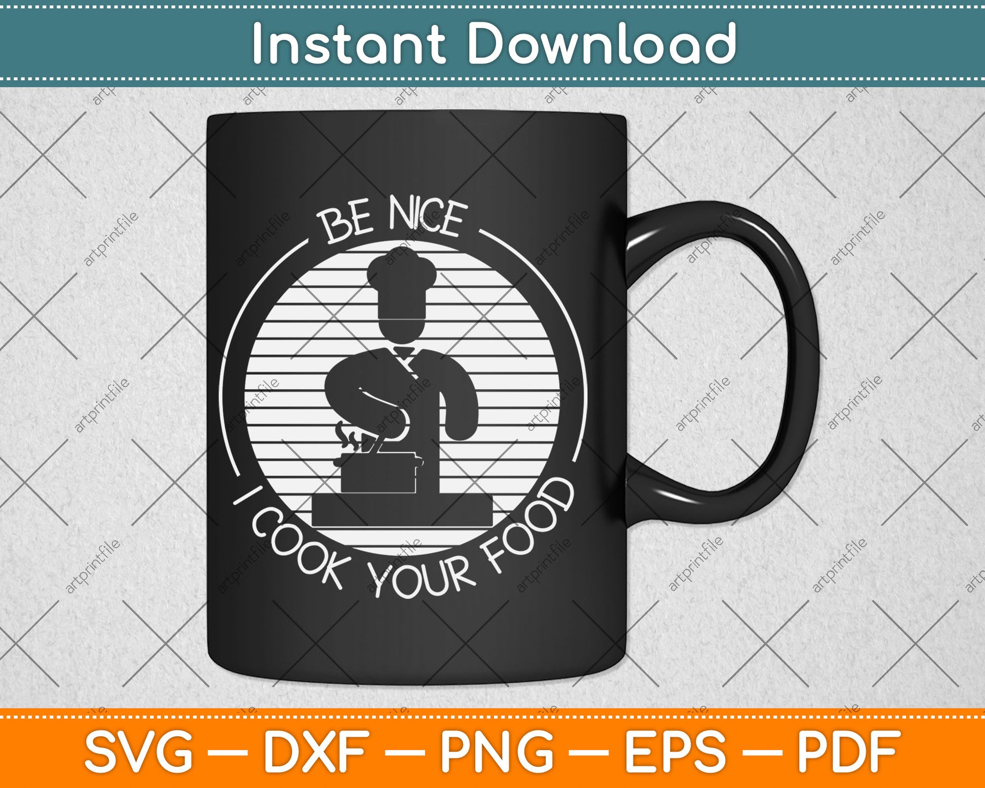 I Cook Your Food Fathers Day Funny Svg Digital Cutting File