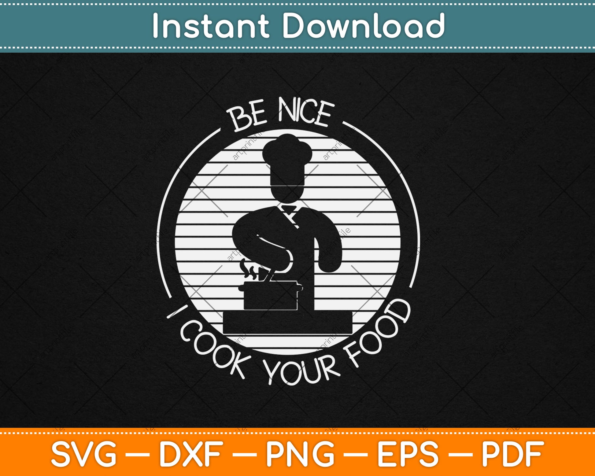 I Cook Your Food Fathers Day Funny Svg Digital Cutting File