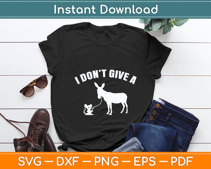 I Don't Give A Rats Ass Distressed Svg Design Digital Cutting File