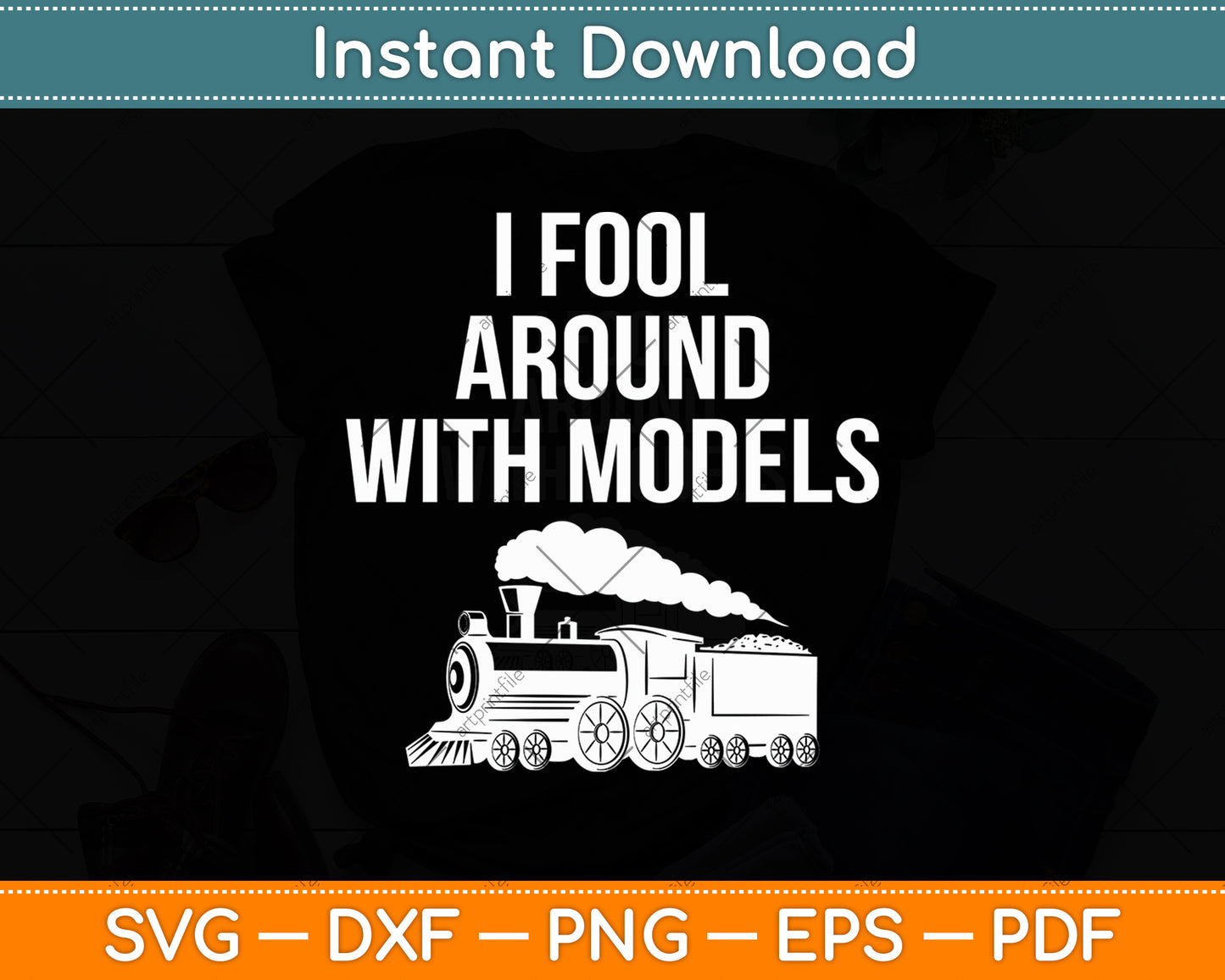 I Fool Around With Models Svg Digital Cutting File