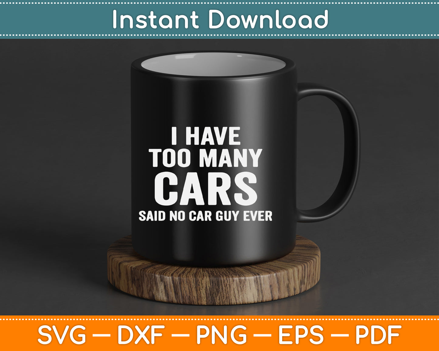 Automotive enthusiast quote SVG cut file for t-shirt printing garage decor and DIY car lover crafts