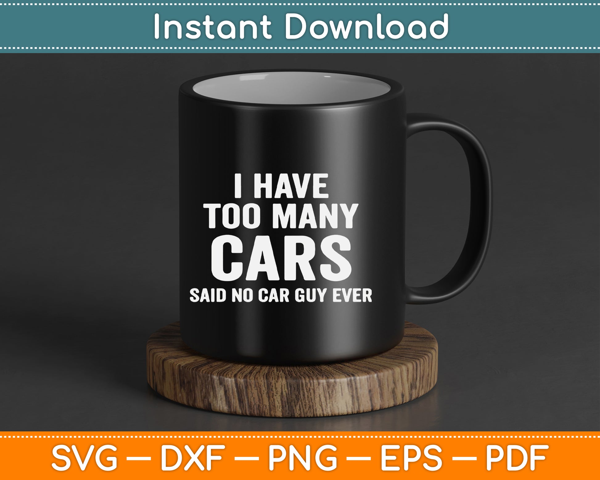 Automotive enthusiast quote SVG cut file for t-shirt printing garage decor and DIY car lover crafts