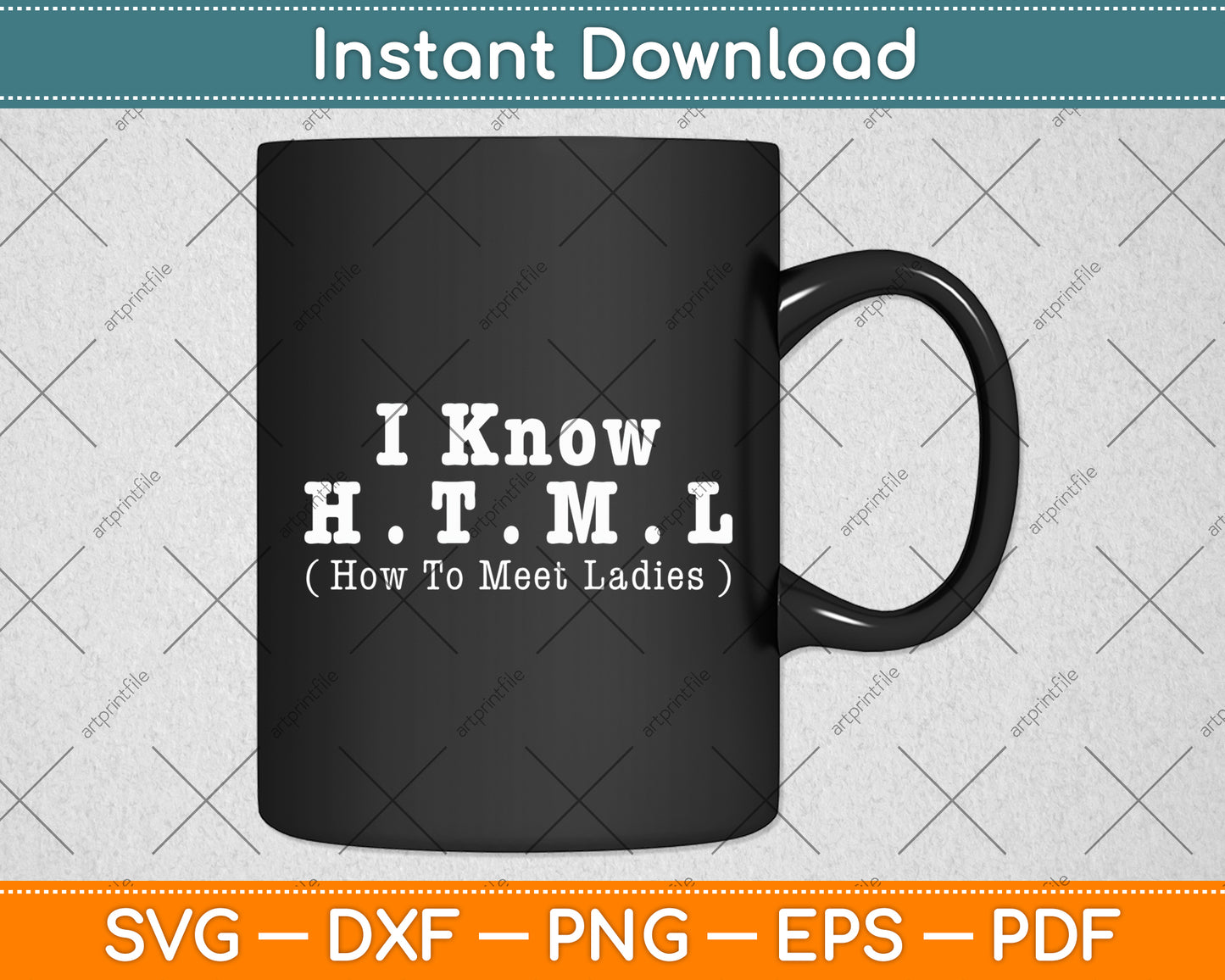 I Know HTML Computer Programmer Funny Svg Digital Cutting File