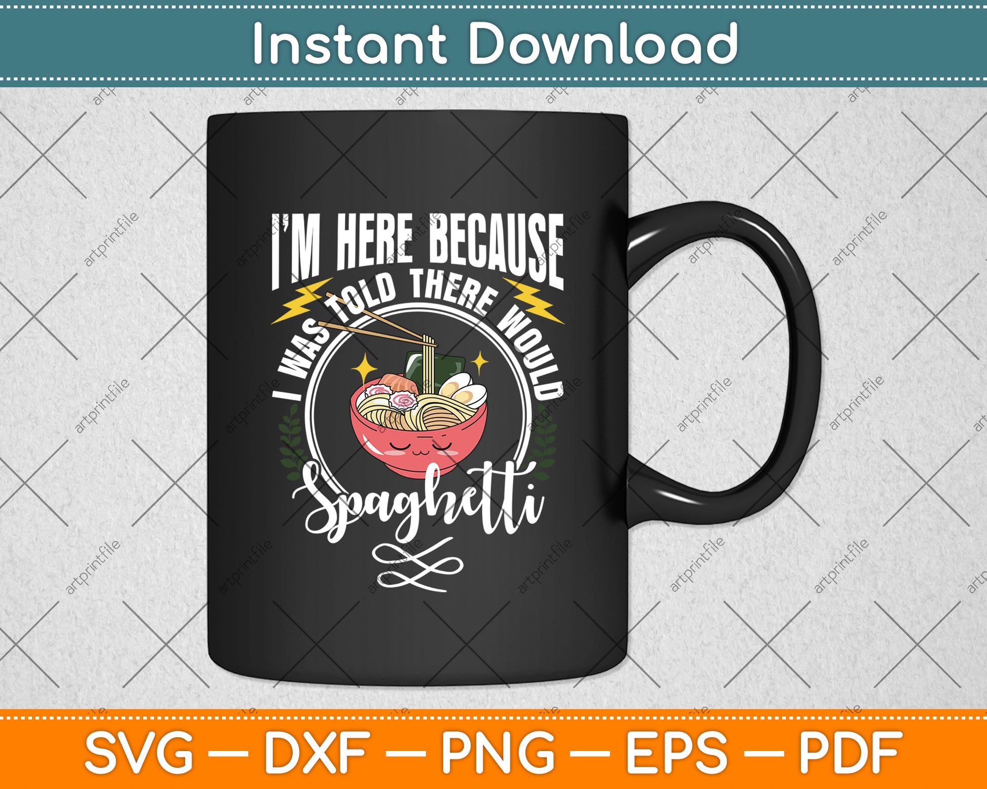 I Was Told There Would Be Spaghetti Italian Food Pasta Lover Svg Digital Cutting File