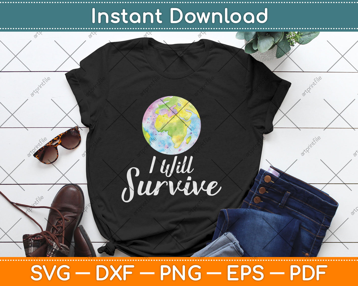 I Will Survive Svg Digital Cutting File