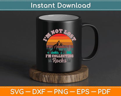 Earth Scientist Rock Collector SVG PNG Cutting File for Cricut and Silhouette with Funny Geology Saying