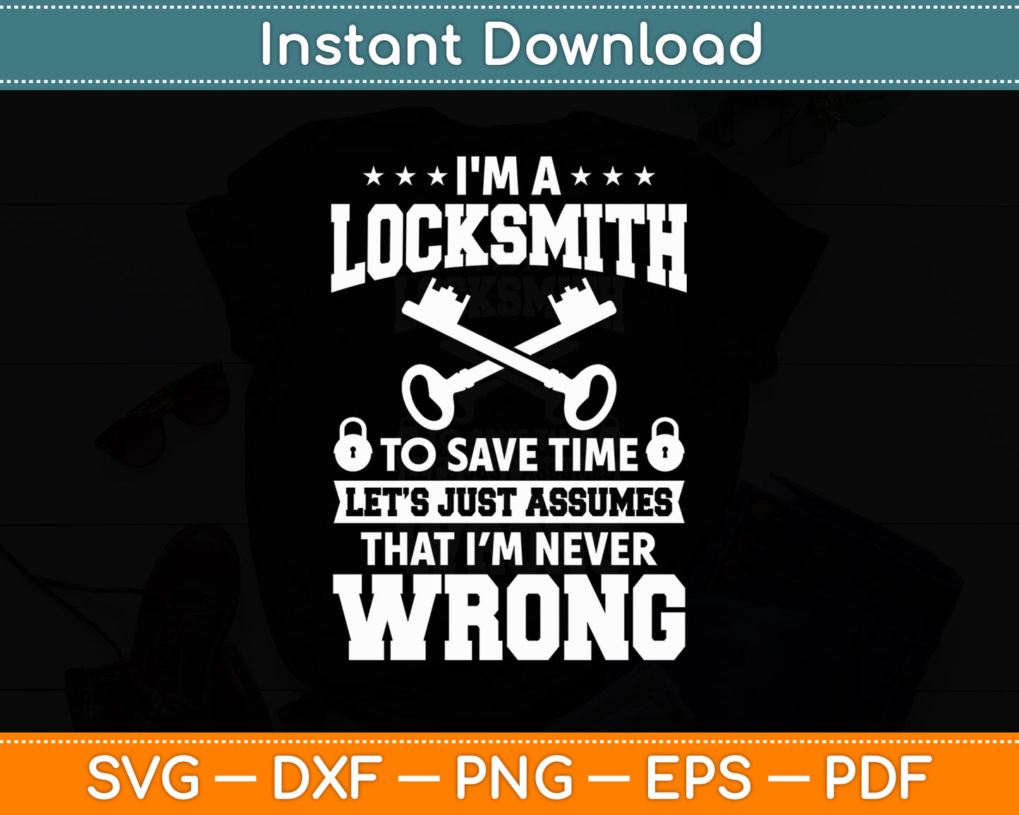I'm A Locksmith Locksmithing Lock Picking Svg Digital Cutting File