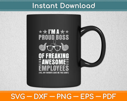 I'm A Of Freaking Awesome Employees Gift Svg Digital Cutting File