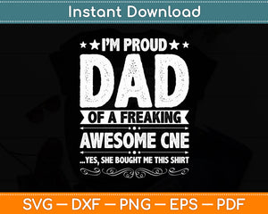 I'm Proud CNA Dad Vintage Svg Digital Cutting File