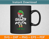 I'm The Gamer Elf Christmas Funny Svg Digital Cutting File