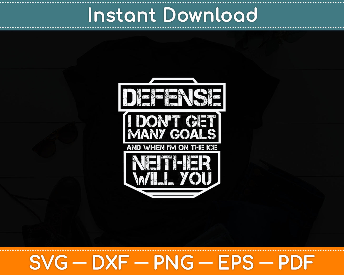 Ice Hockey Gift Funny Sport Lover Svg Digital Cutting File