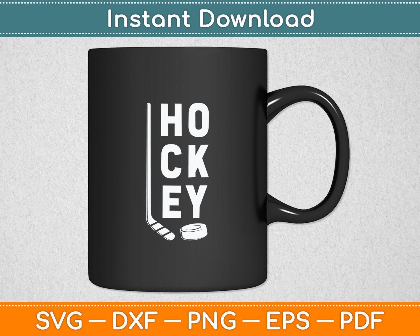 Ice Hockey Player Gift Hockey Son Hockey Dad Svg Digital Cutting File