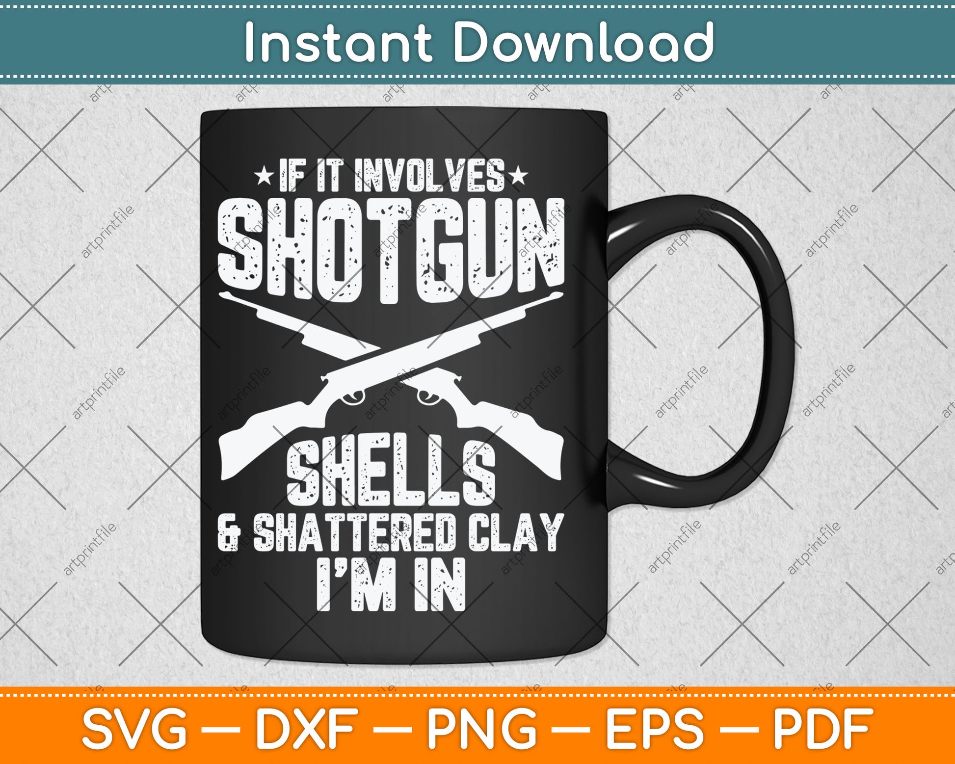 If It Involves Shotgun Shells & Shattered Clay - Trap Skeet Svg Digital Cutting File