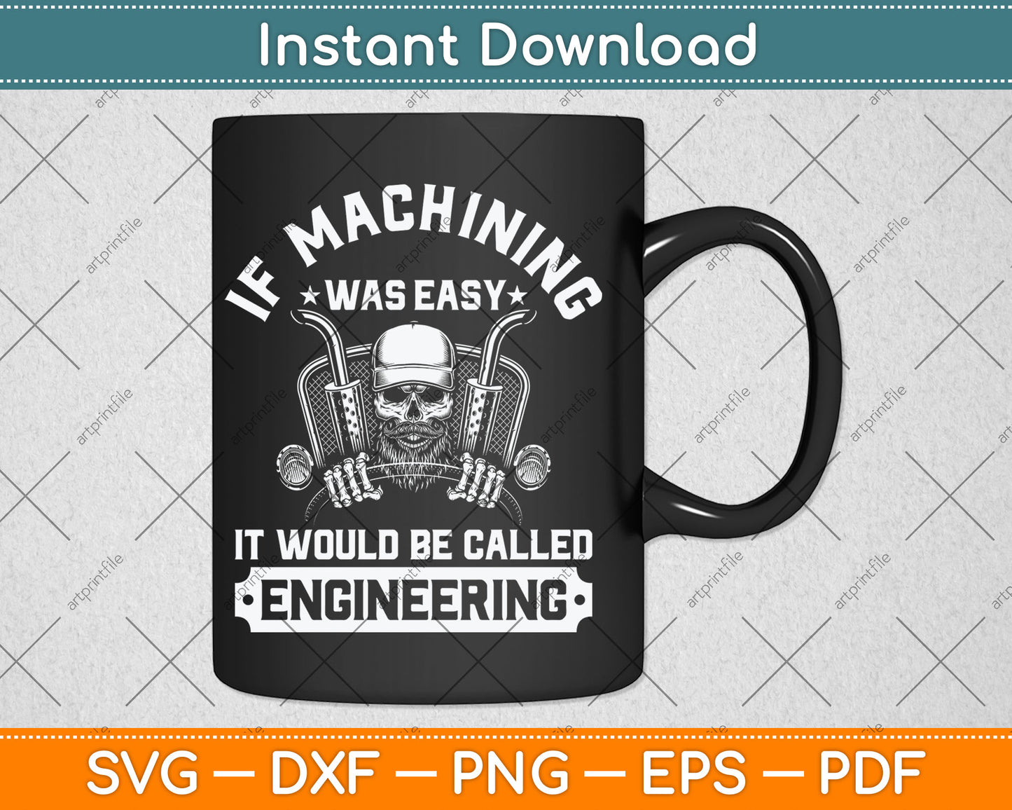 If Machining Was Easy It Would Be Called Engineering Funny Svg Digital Cutting File
