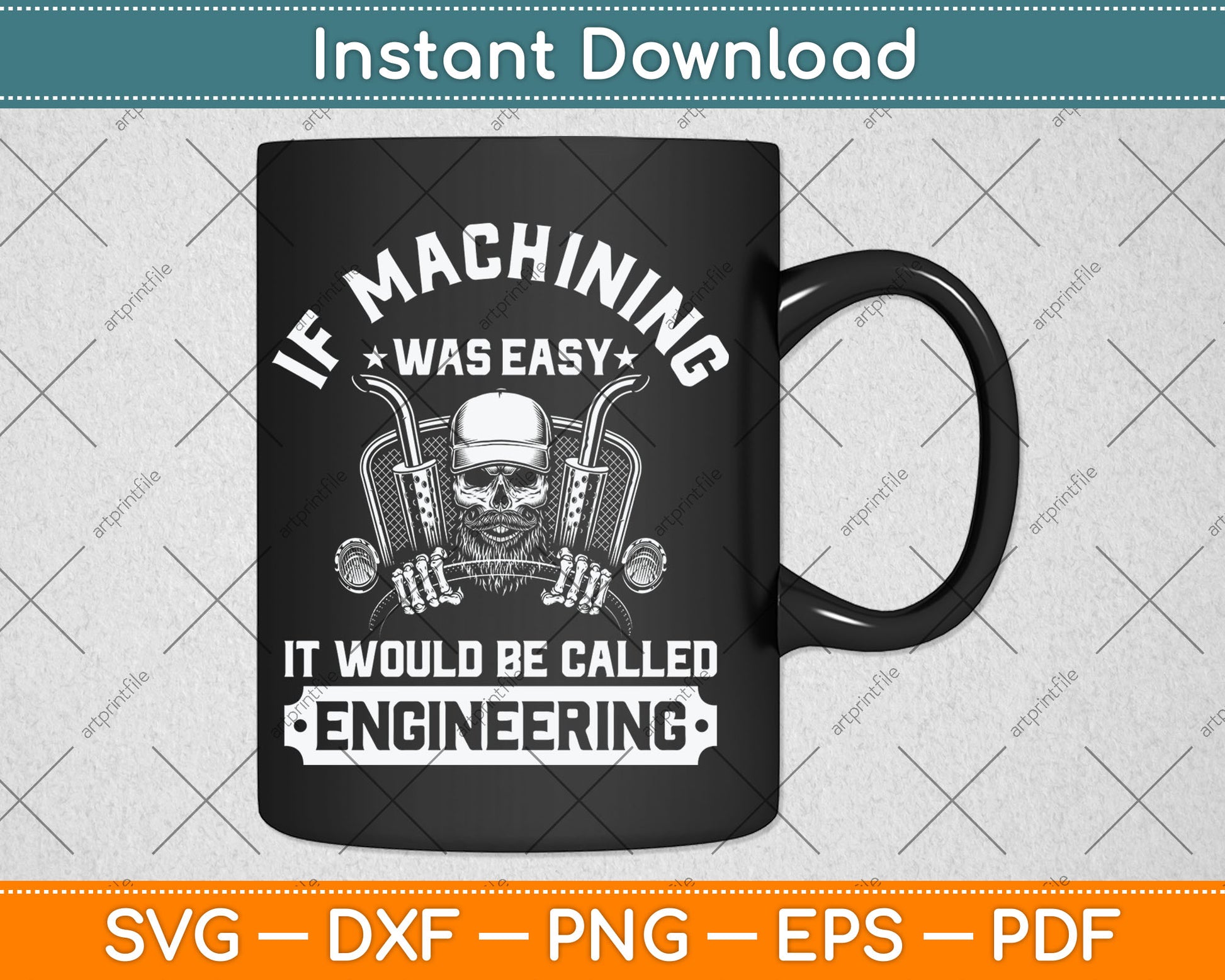If Machining Was Easy It Would Be Called Engineering Funny Svg Digital Cutting File