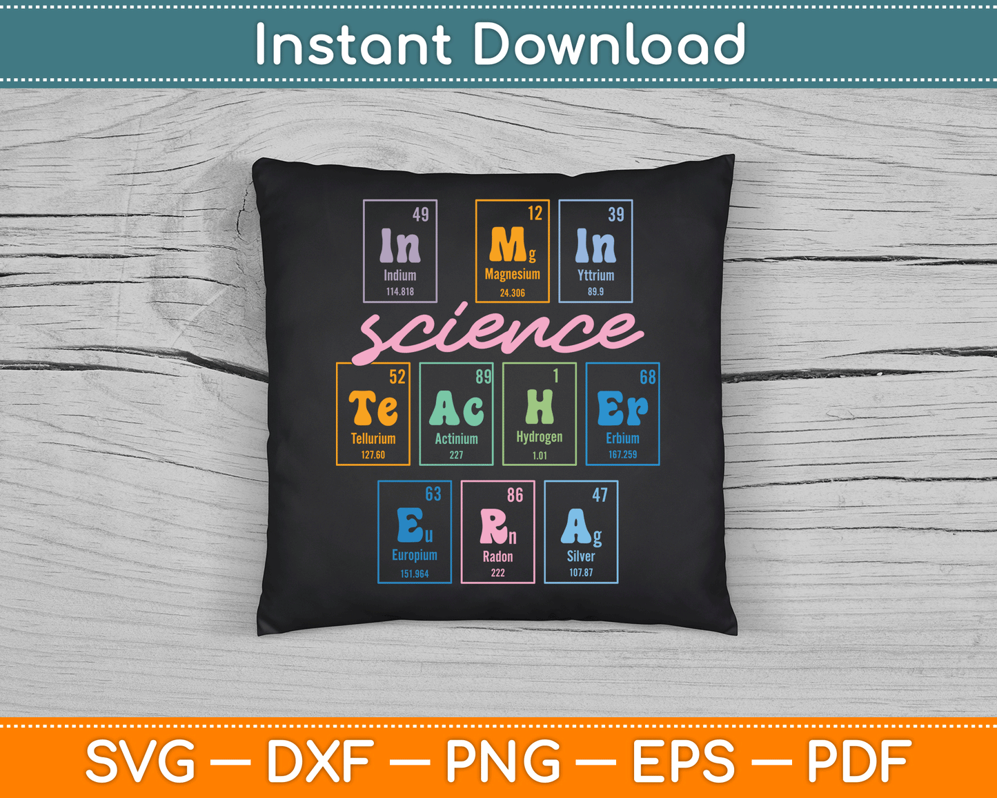 In My Science Teacher Era Funny Science Teacher SVG Digital Cutting File