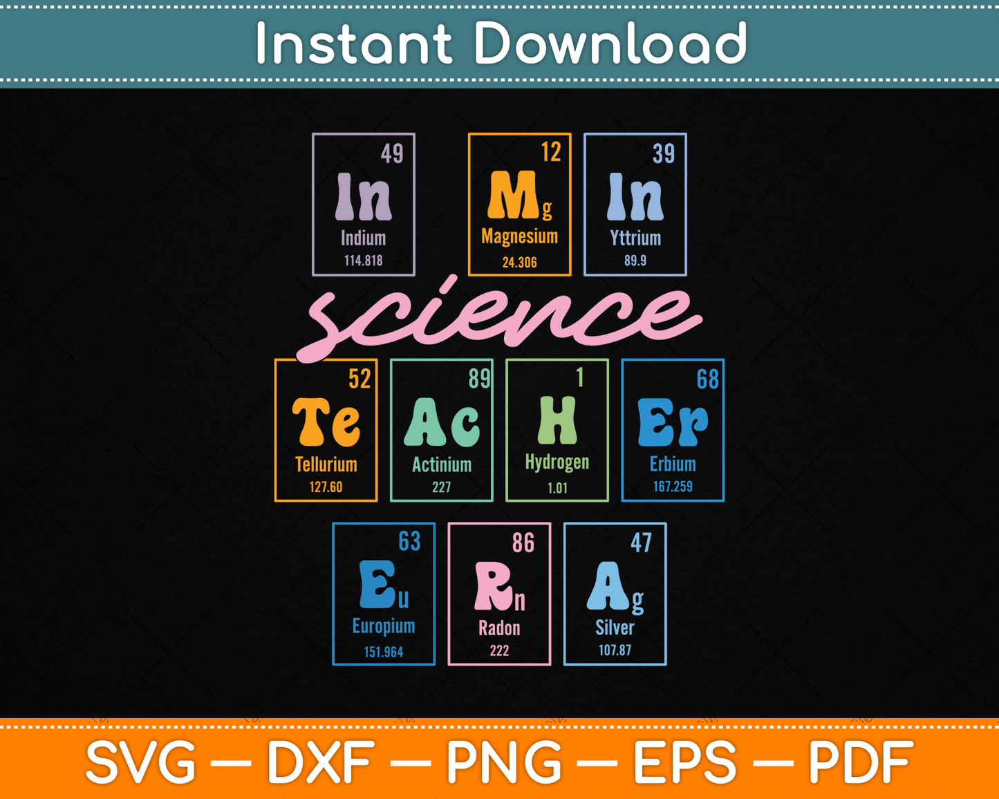 In My Science Teacher Era Funny Science Teacher SVG Digital Cutting File