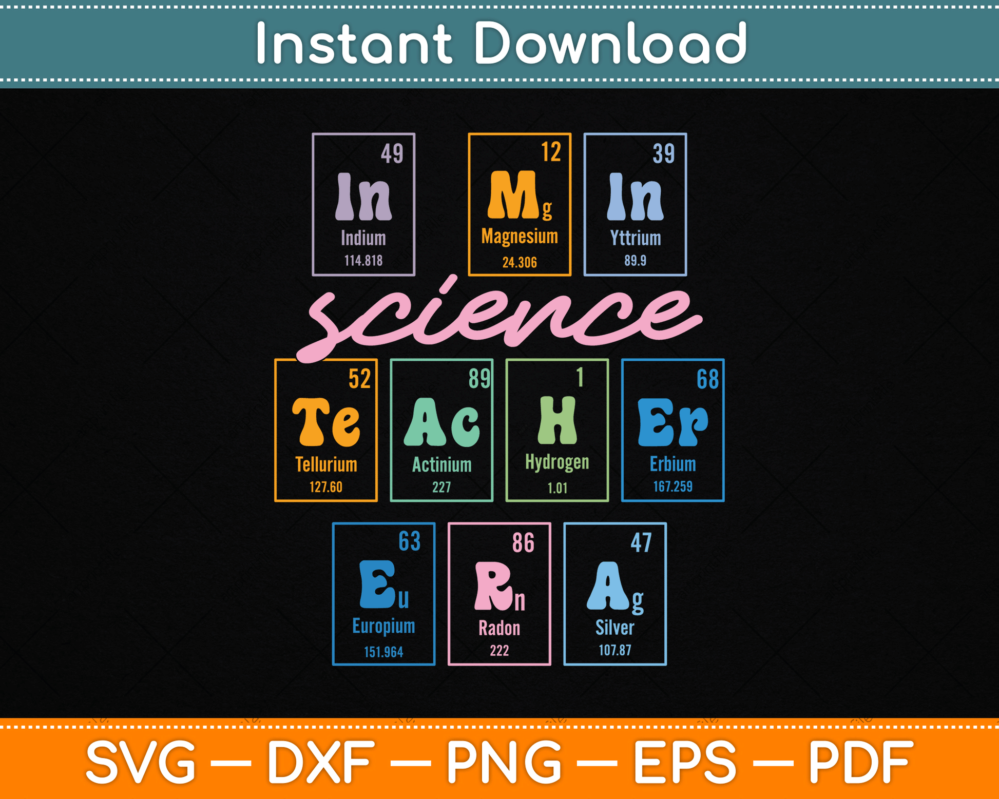 In My Science Teacher Era Funny Science Teacher SVG Digital Cutting File