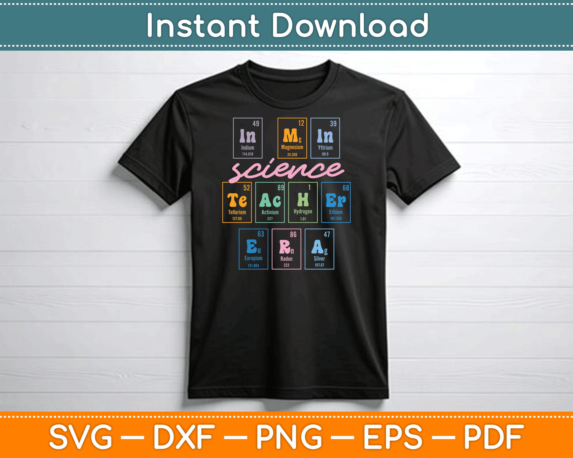 In My Science Teacher Era Funny Science Teacher SVG Digital Cutting File