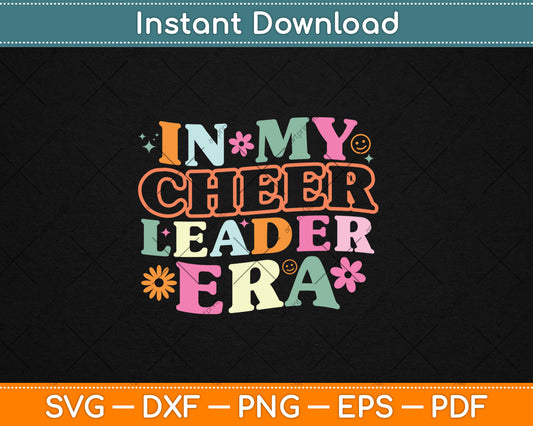 In My Cheerleader Era Cheerleading Svg Digital Cutting File
