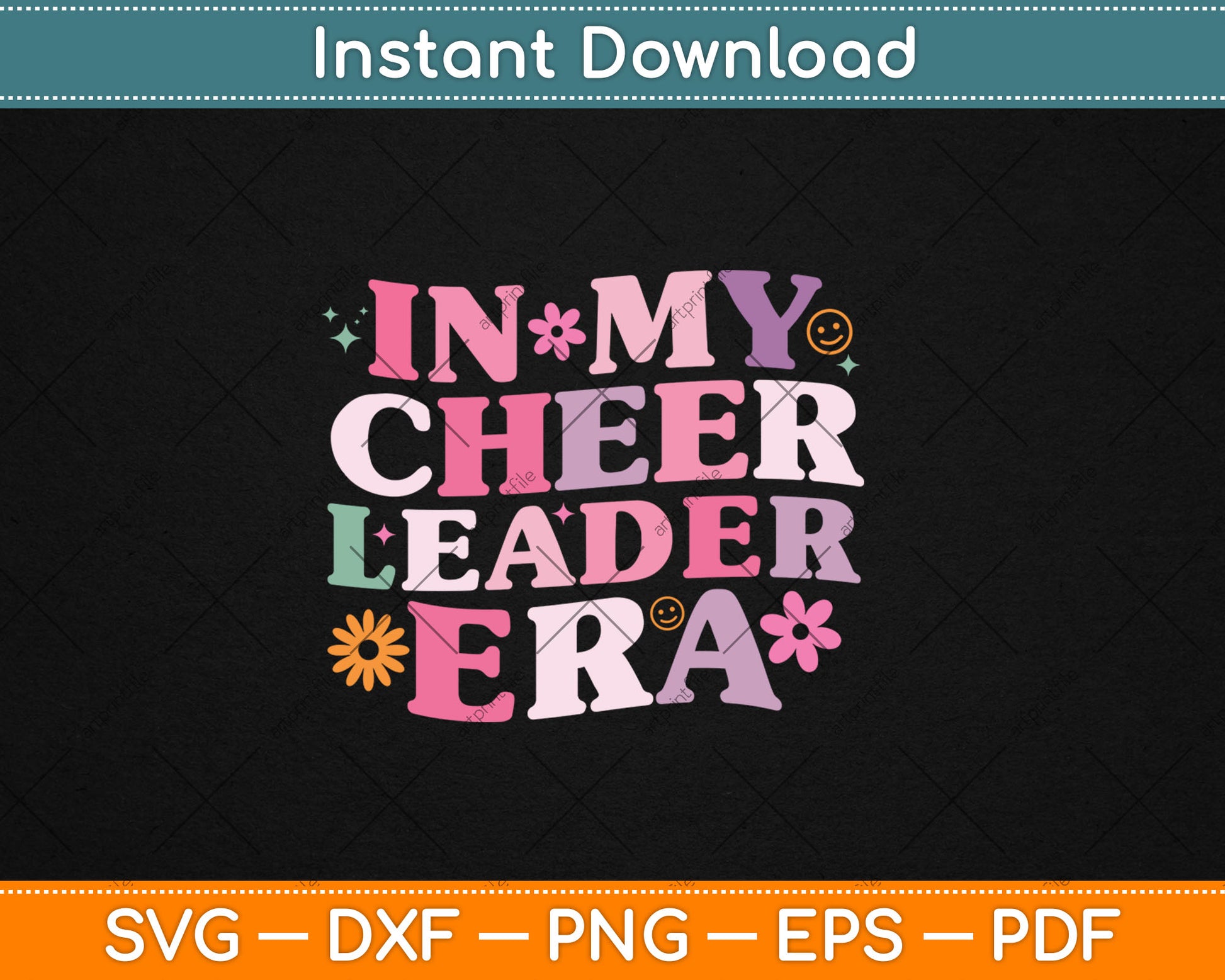 In My Cheerleader Era Cheerleading Svg Design Digital Cutting File