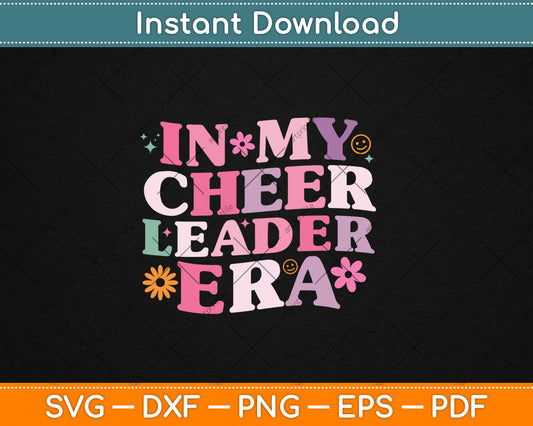 In My Cheerleader Era Cheerleading Svg Design Digital Cutting File