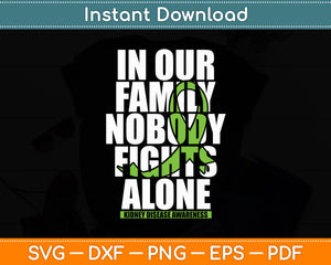 In Our Family Nobody Fights Alone Family Kidney Disease Awareness Svg Digital Cutting File